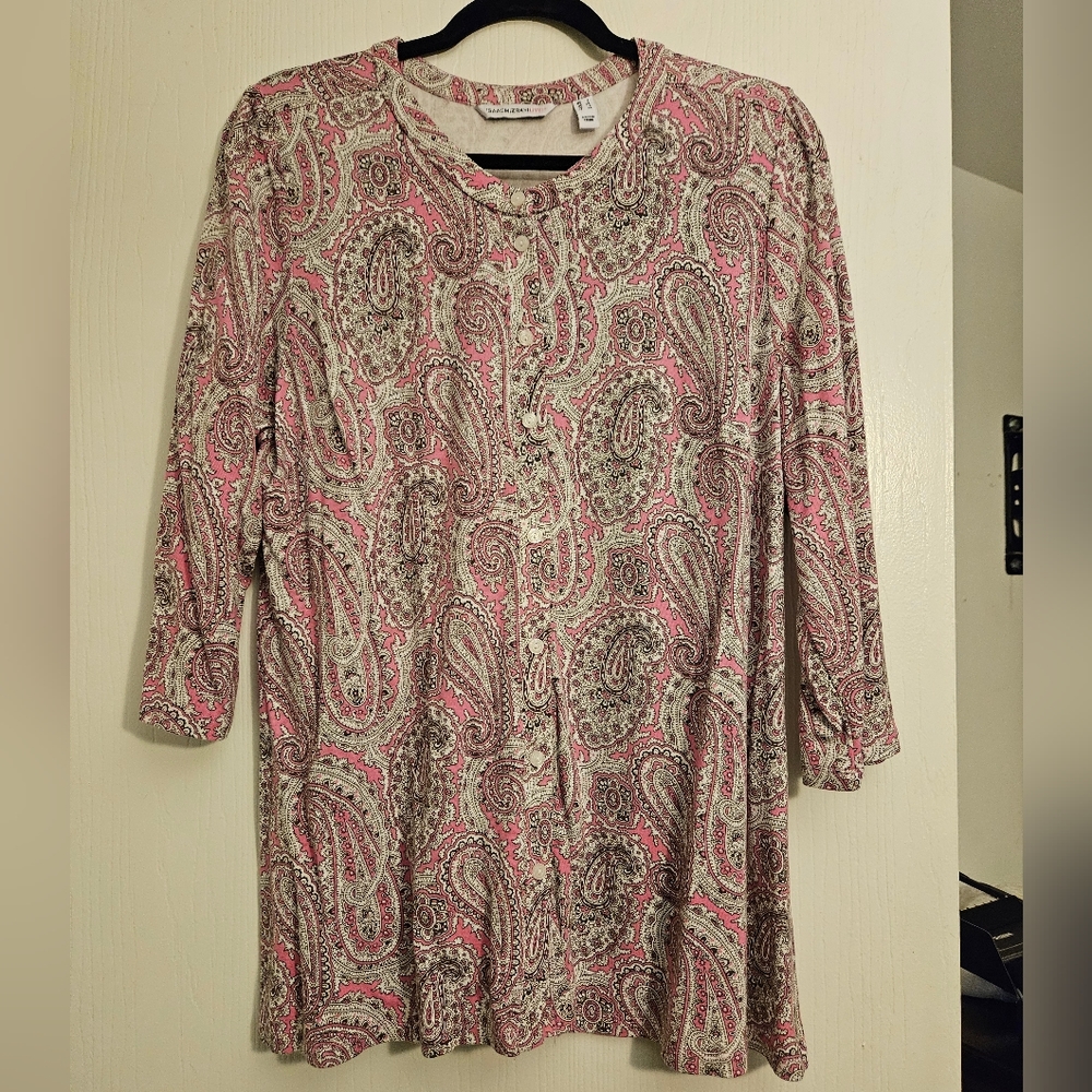 NWOT womens lightweight button down  shirt